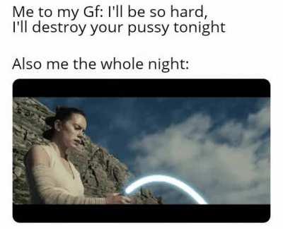 Unfortunately she doesn't like soft sex