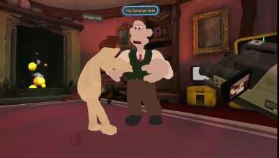 cursed_Wallace and gromit