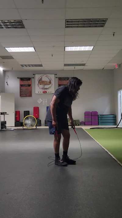 Practicing reverses and step throughs