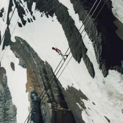 300m drop, no security (@nicolas_gaillard)