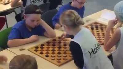 The king of checkers