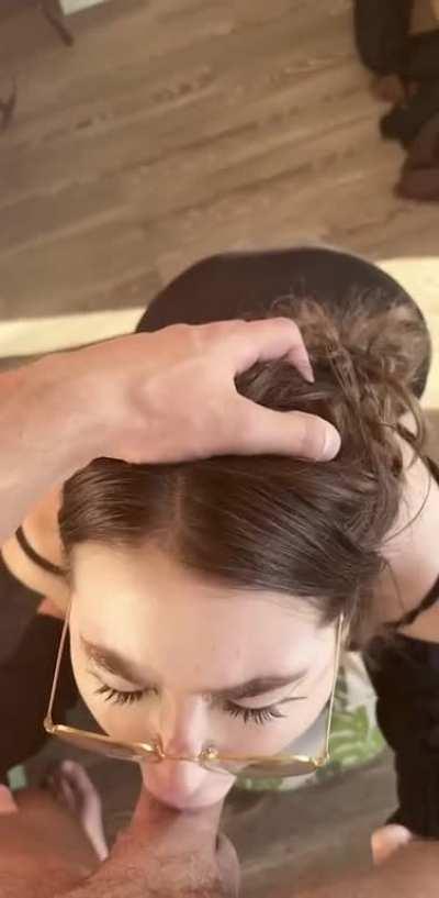 His ex never sucked his dick so I have a lot of lost time to make up for(;