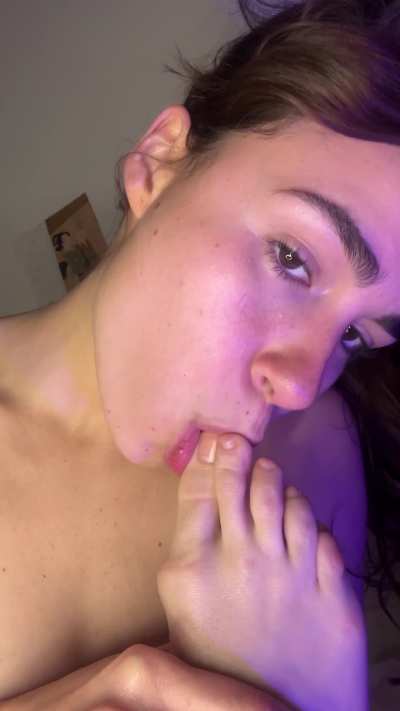 Would you like me to suck your cock the same way I suck my big toe?