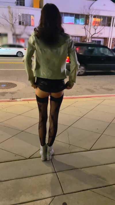 Got caught in the headlights on my first flash!