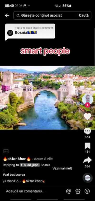 Pakistan guy lying about Bosnia