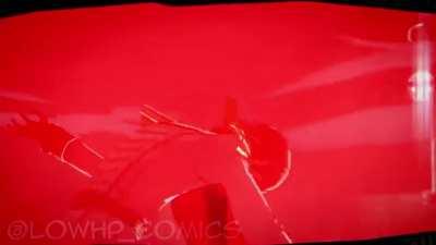 Joker's chest opening animation is him basically backhanding everyone