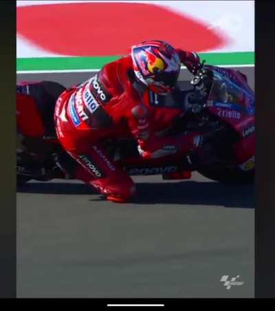 Massive stoppie from Miller in Argentina