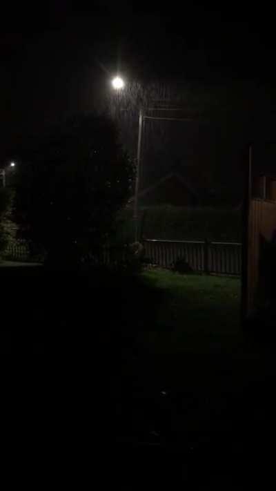 Rain pouring down in Norway