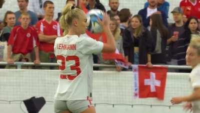 Fat Swiss cheeks just eating those shorts 