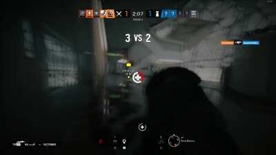 I got downed while throwing a drone and......