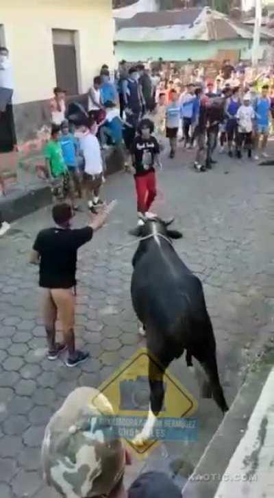 He was way too close!