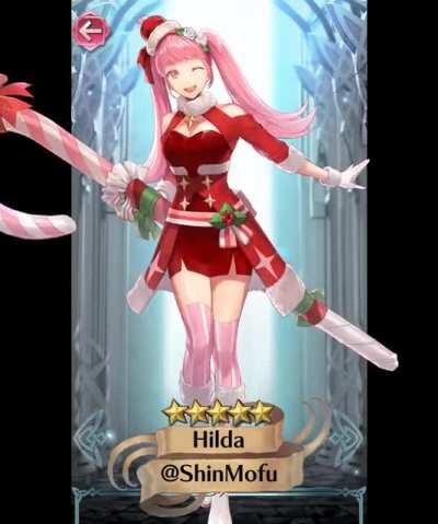 I animated Winter Hilda in Live2D! My super late Christmas present for you!