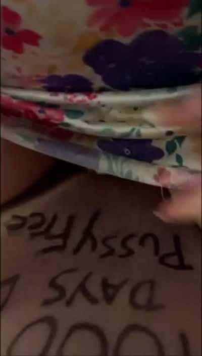 After 1000 days pussy free she finally let me inside of her. But it wasn’t what I expected. 😓