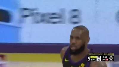 [Highlight] Lebron No-Look Dime