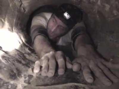 Man caving, I don’t know how people do this