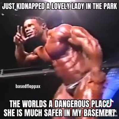 She’s safe now 😀