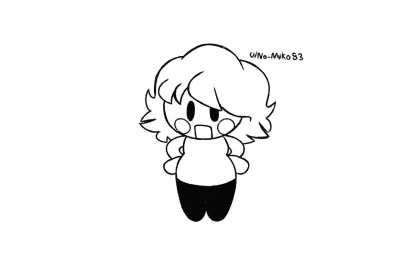 Hi yes, Have a badly dancing chara (Oddly cute? Idk)