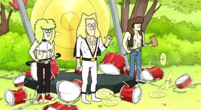 We back, another regular show episode for the boys