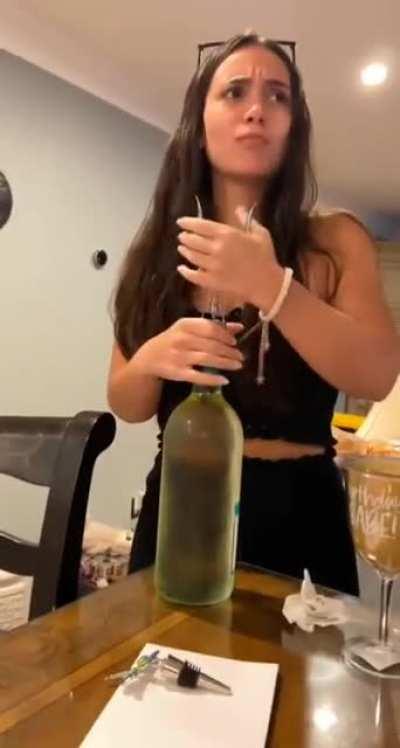 How to open a wine bottle.