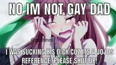 I'm not gay......