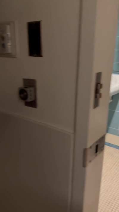 I went to the hospital and the sink started going off by itself