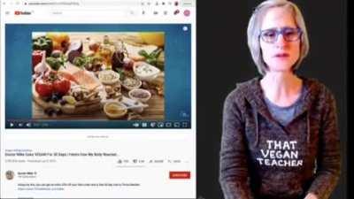 That vegan teacher getting triggered by an actual doctor