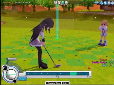 Golf with Homura