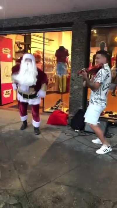 It's officially Christmas in Brazil