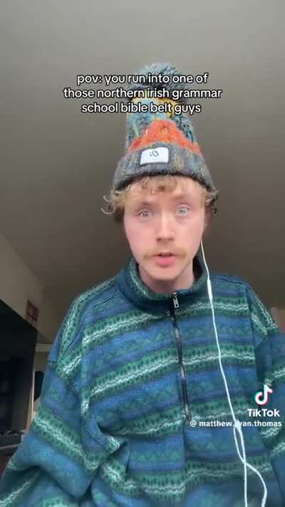 Spot on North Antrim Bible Belt impression