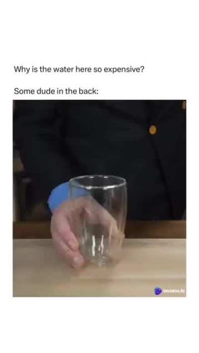 When you need to have classy water