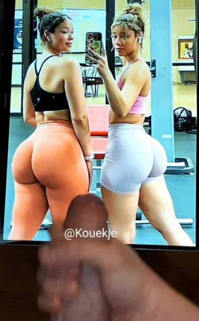 Learmann twins cum tribute (full video and all my tribute are on my telegram chanel Link on my profile)