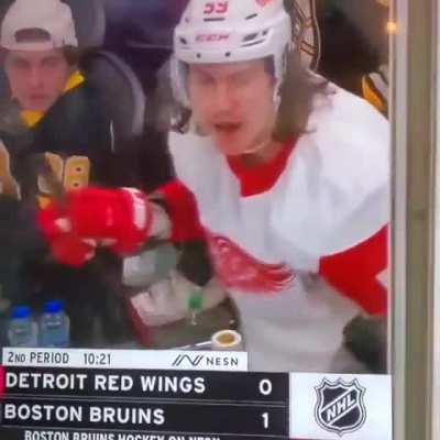 This dude reminding them how long the penalty is.