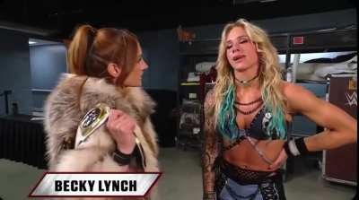 Becky and Sol backstage segment RAW 05/11/26