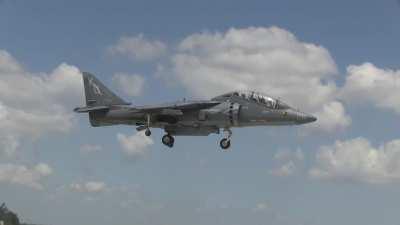 TAV-8B Harrier II, pilot training vertical takeoff and landings at MCAS Beaufort, South Carolina. [Video]