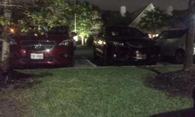 Streaking in a Busy Hotel Parking Lot (f)