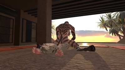 Watching with this POV makes me want to fill her other hole. 🥵 (Anthro Heat) [M/F]