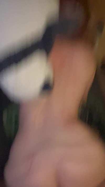 Step-bro took me to the arcade and won me a stuffed toy 🥰 there was only one condition for me to get it from him&hellip;