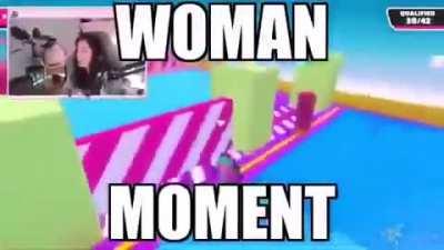 Woman moment