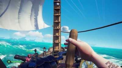 Most calm moment in sea of thieves