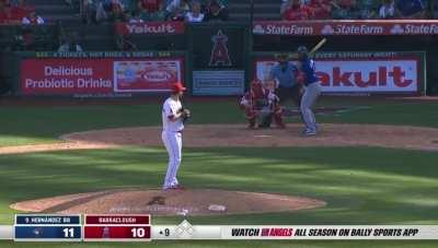 Angels broadcast with this golden moment