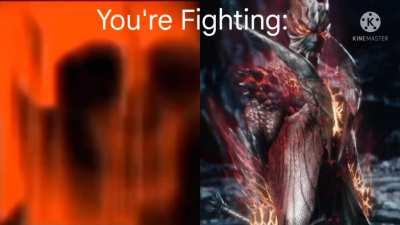 MR.Incredible Becoming Uncanny meme(DMC6 hypotetical boss fights).