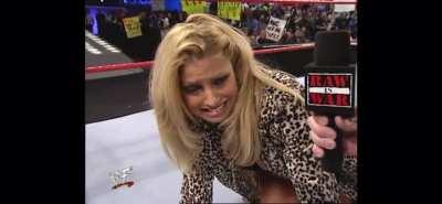 Why did Trish Stratus accept to bark?