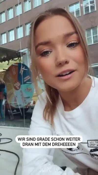 Wenn sie sich meldet dann mit Werbung, man kennt sie... Instagram Storys 23.10.2020