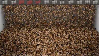 [OC] Visualizing Covid-19 Deaths As Spheres in a Tank