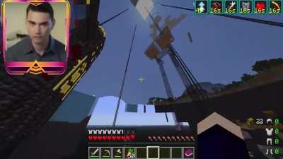 ben shapiro playing on the r/teenagers minecraft server?? (real)