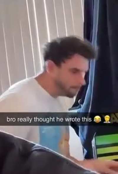 He’s in tune as well