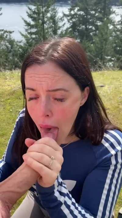 Just couldn’t wait till we got home [GIF]