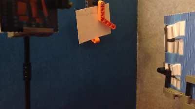 I found lego star wars cards in a storage bin and made this from them.