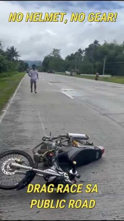 Bro woke up and chose to paint the road