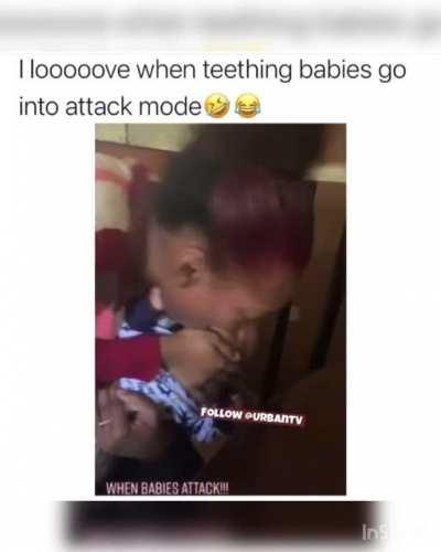 Let’s just film her struggling in pain